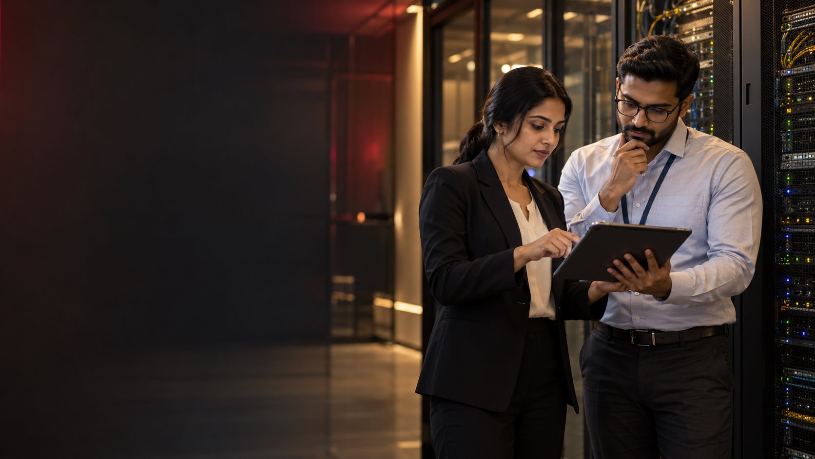 Illustrative information security discussion in an IT facility